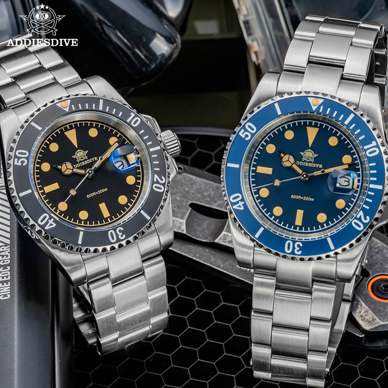 Seiko Watch Prospex - ADDIESDIVE 남성용 쿼츠 손목시계, 200m 방수,