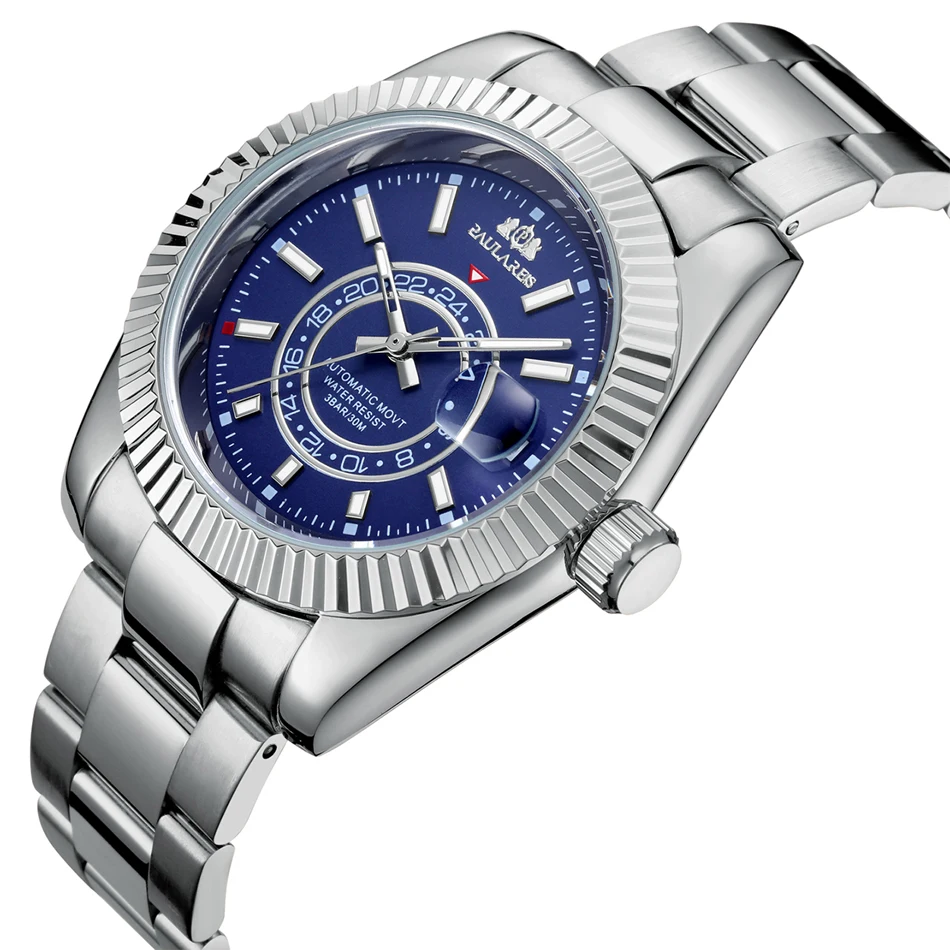 남성용 자동 시계 기계식 셀프 와인딩 스테인리스 스트랩 - Rolex Watch Datejust 리뷰 및 가격